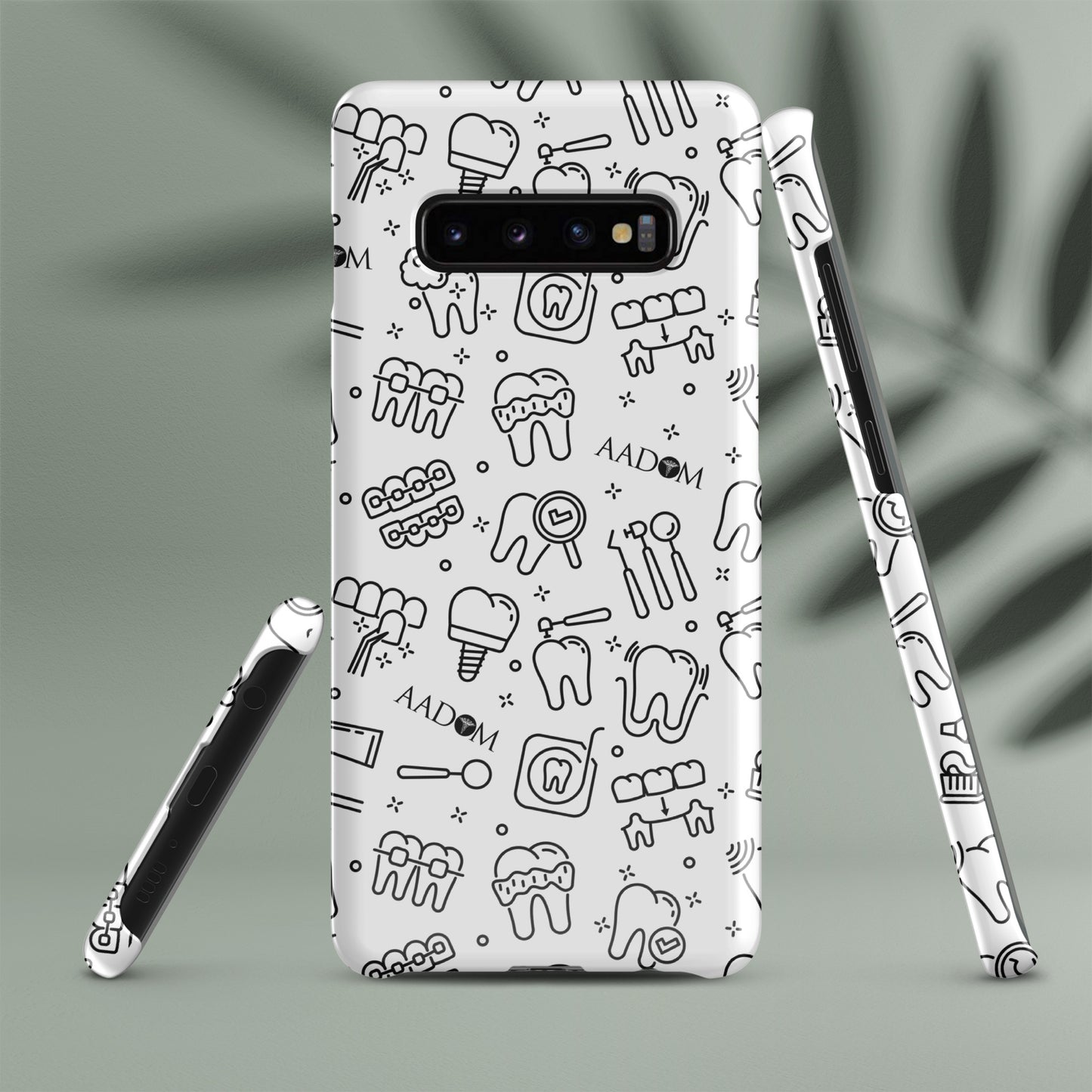 Snap Case for Samsung® - Black Logo (Dental Pattern)