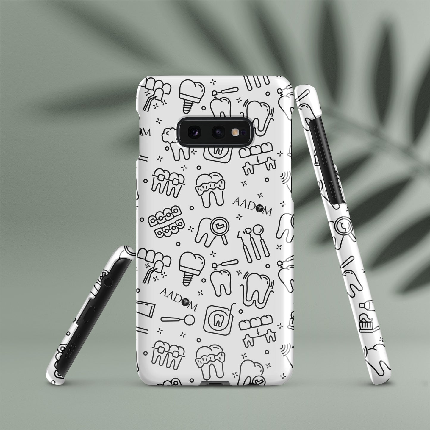 Snap Case for Samsung® - Black Logo (Dental Pattern)