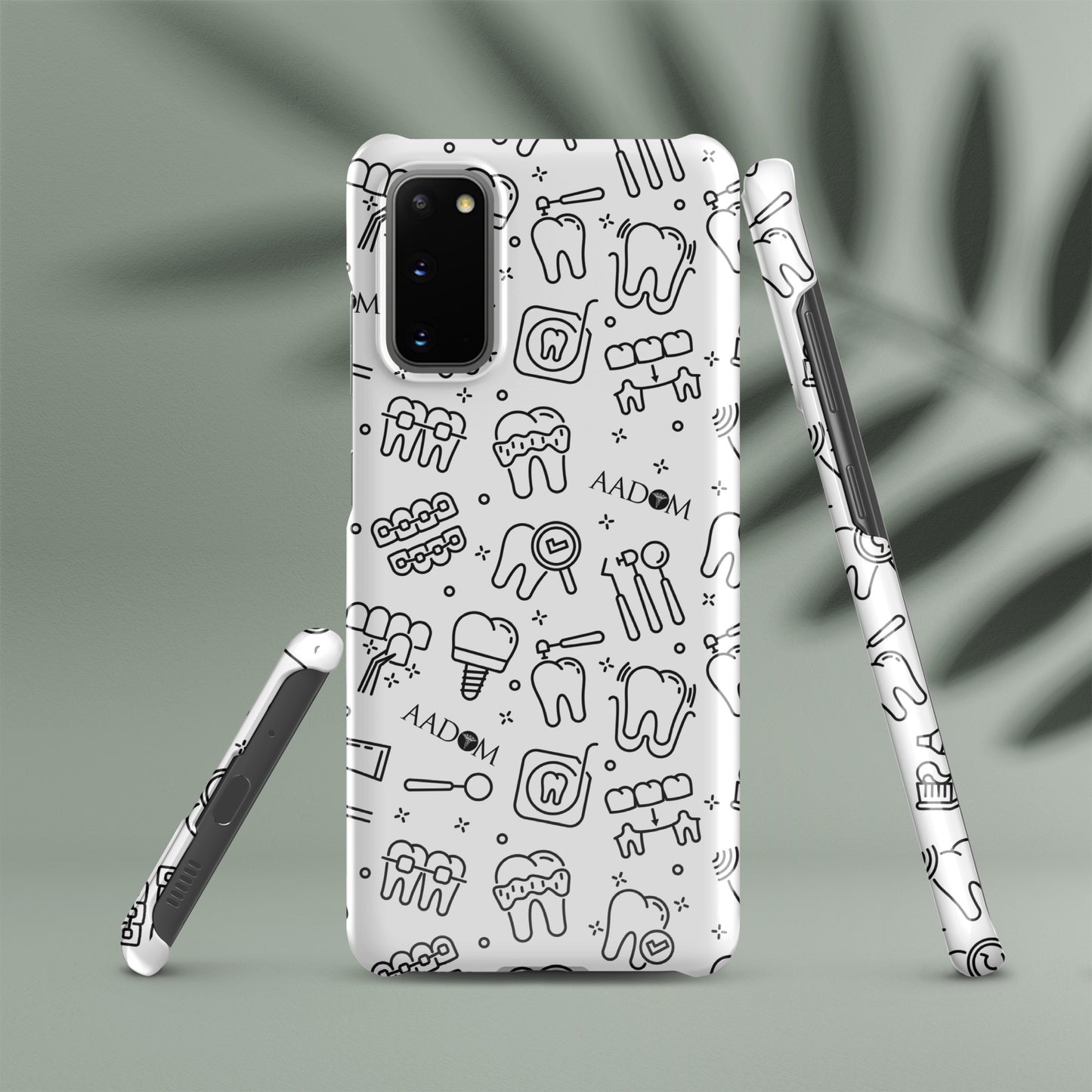 Snap Case for Samsung® - Black Logo (Dental Pattern)