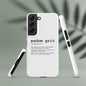 Snap case for Samsung® - AADOM Grit Logo