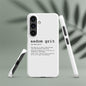 Snap case for Samsung® - AADOM Grit Logo