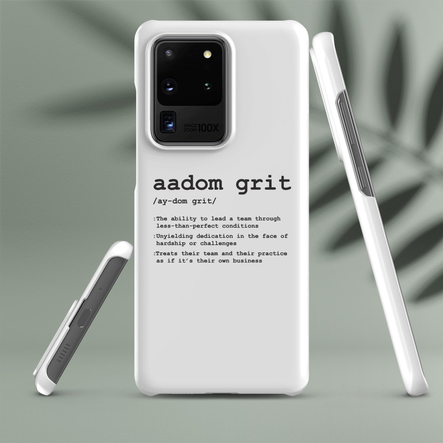 Snap case for Samsung® - AADOM Grit Logo