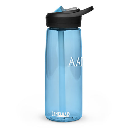 Sports Water Bottle - White Logo