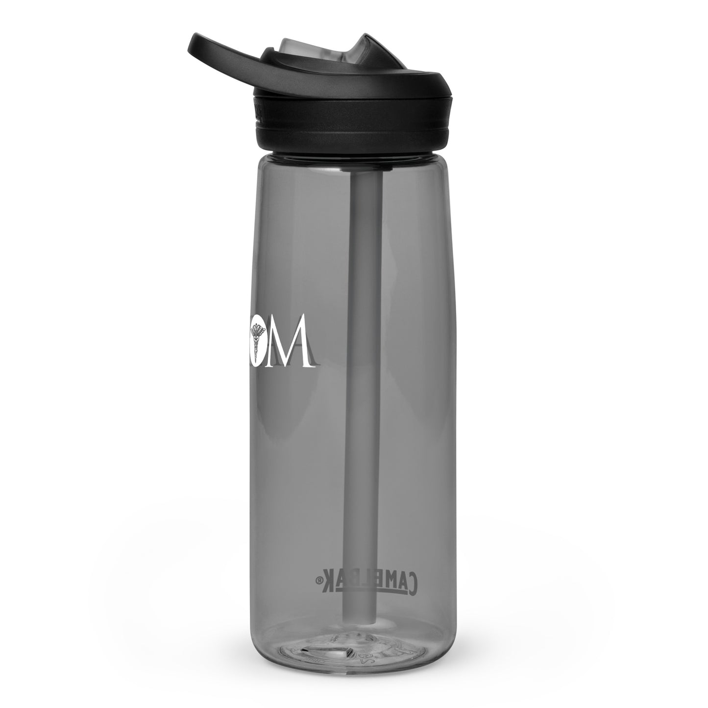 Sports Water Bottle - White Logo