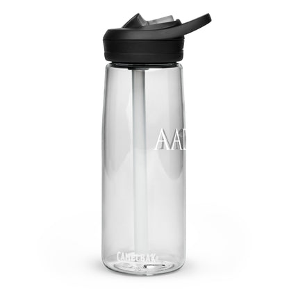 Sports Water Bottle - White Logo