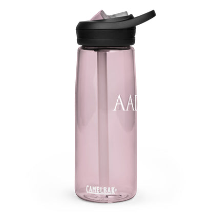 Sports Water Bottle - White Logo