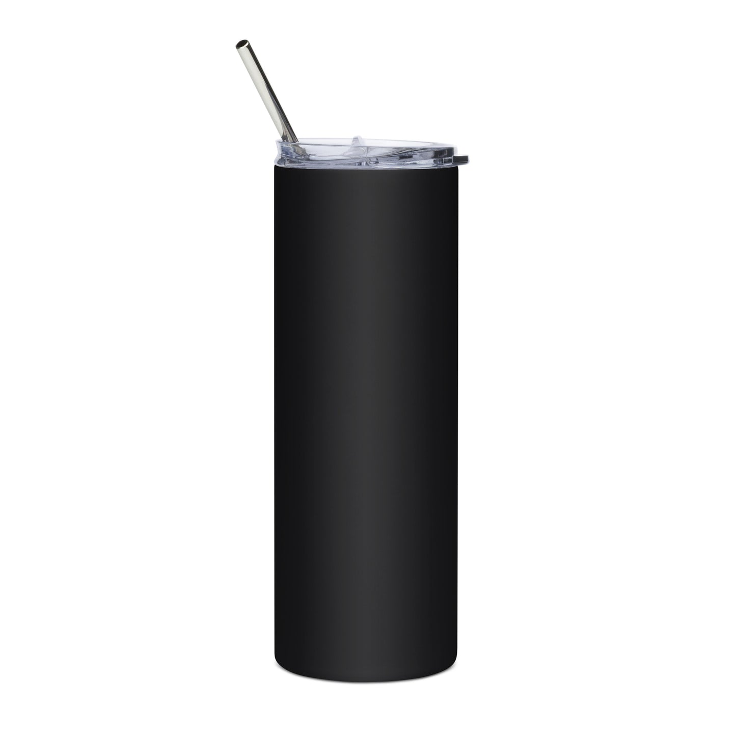 Stainless Steel Tumbler - Smile - White (AADOM Logo)