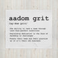 Throw Blanket - AADOM Grit