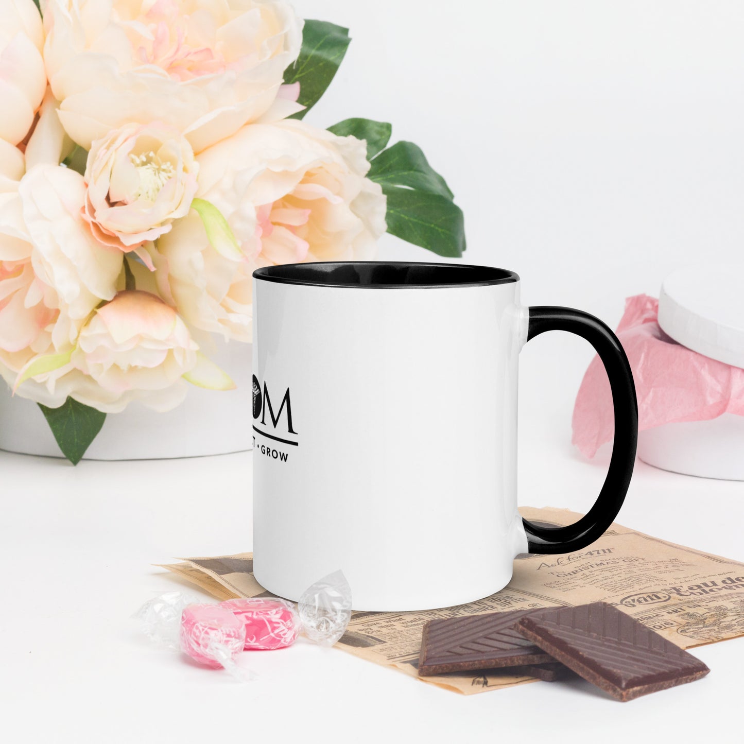 Mug with Color Inside - Black Logo