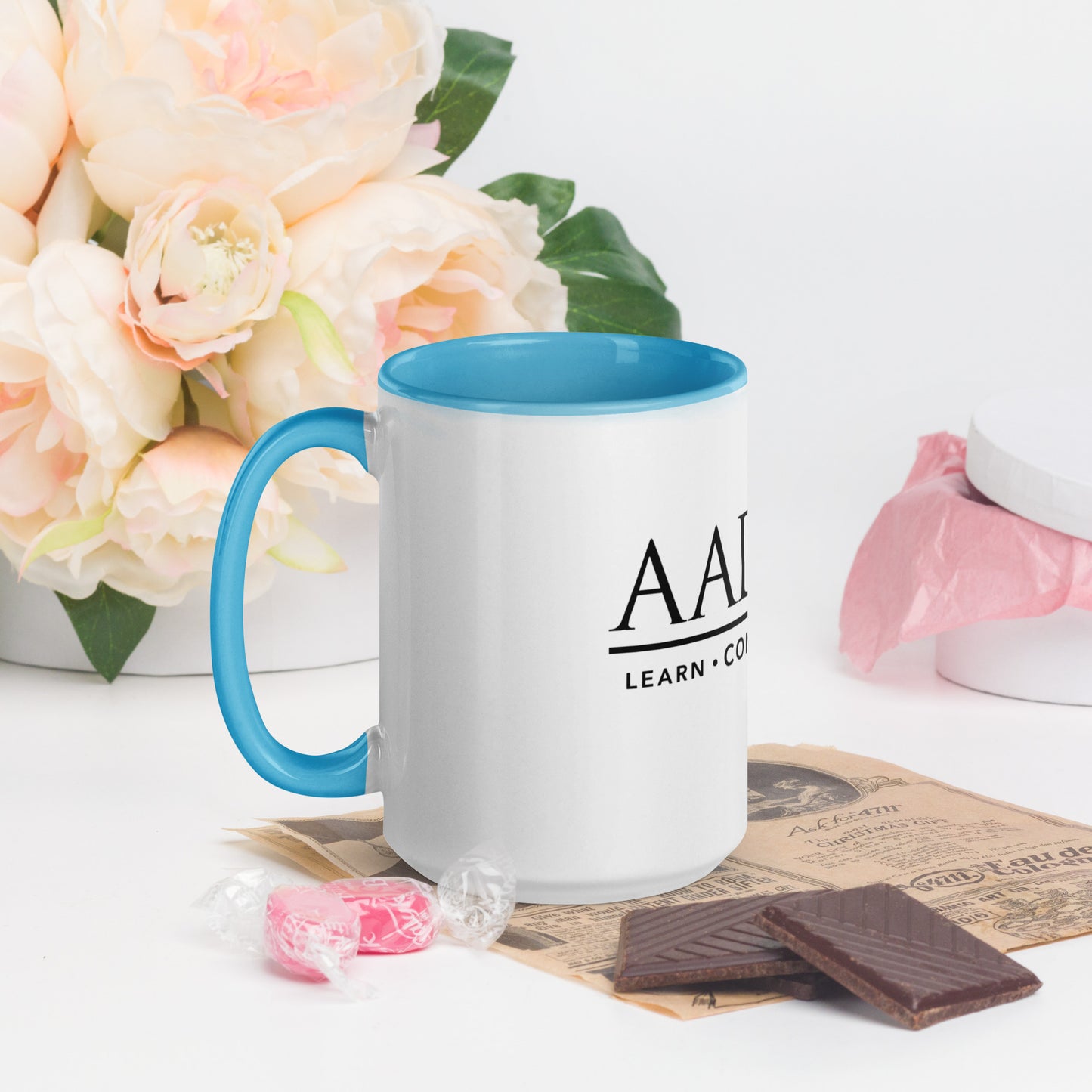 Mug with Color Inside - Black Logo