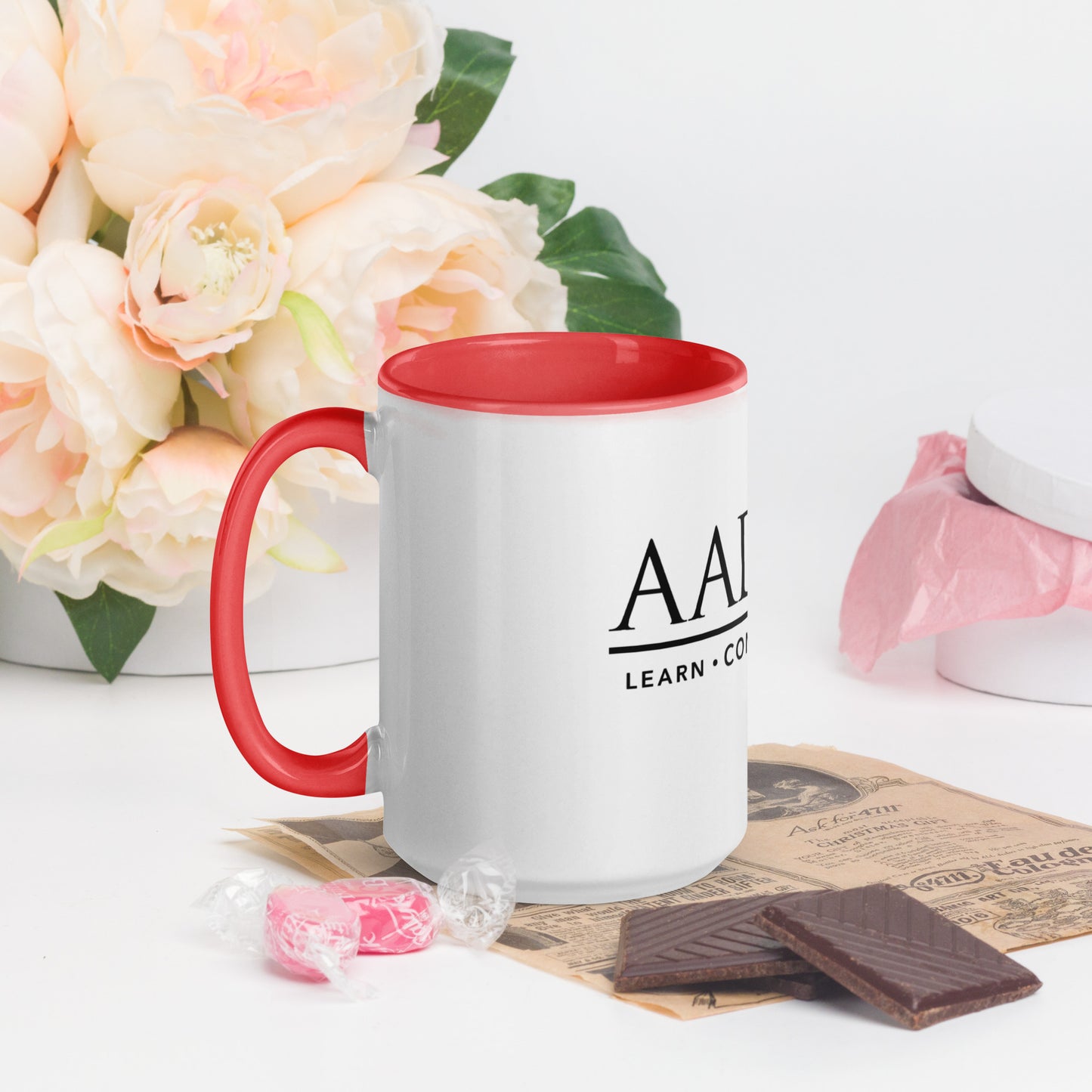 Mug with Color Inside - Black Logo