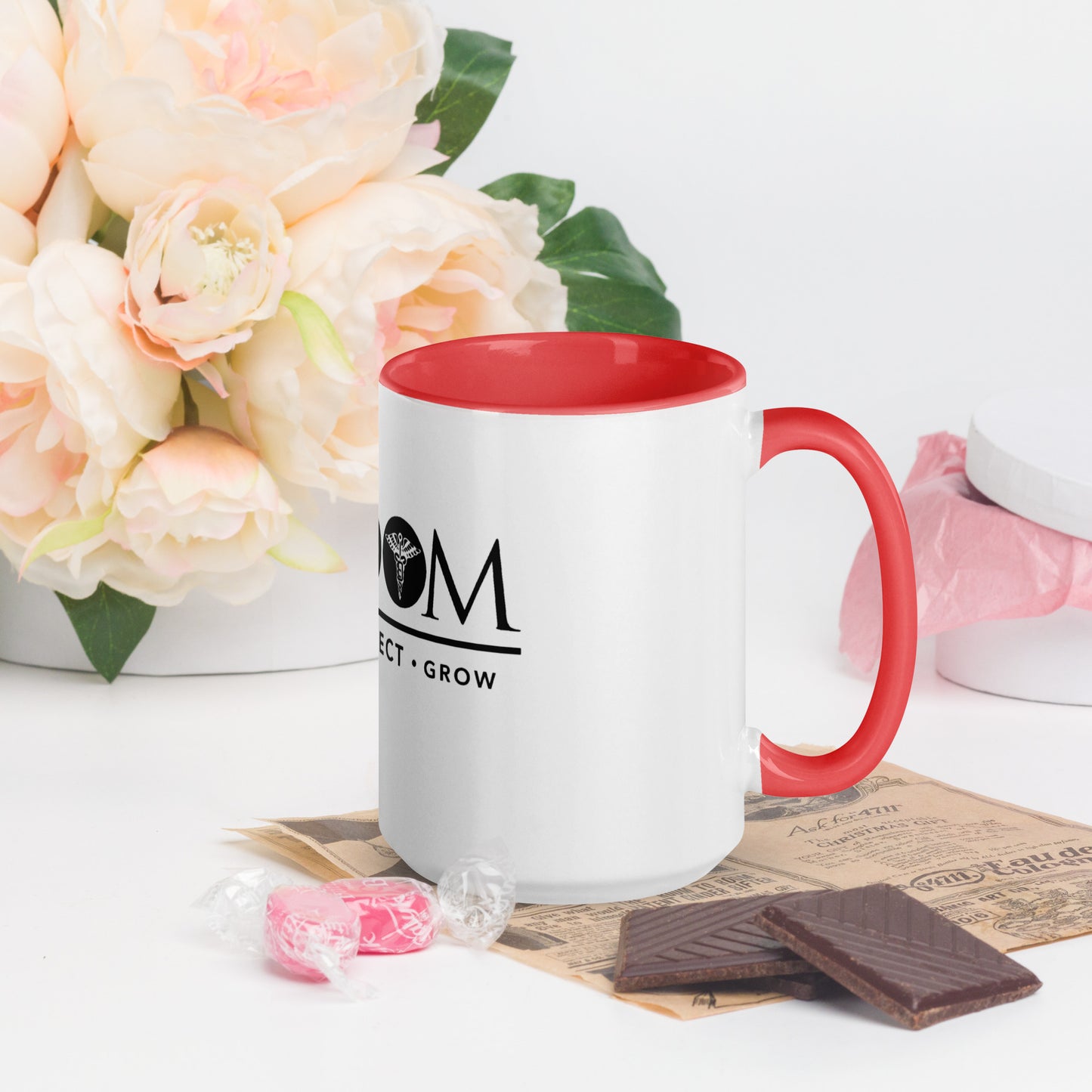 Mug with Color Inside - Black Logo