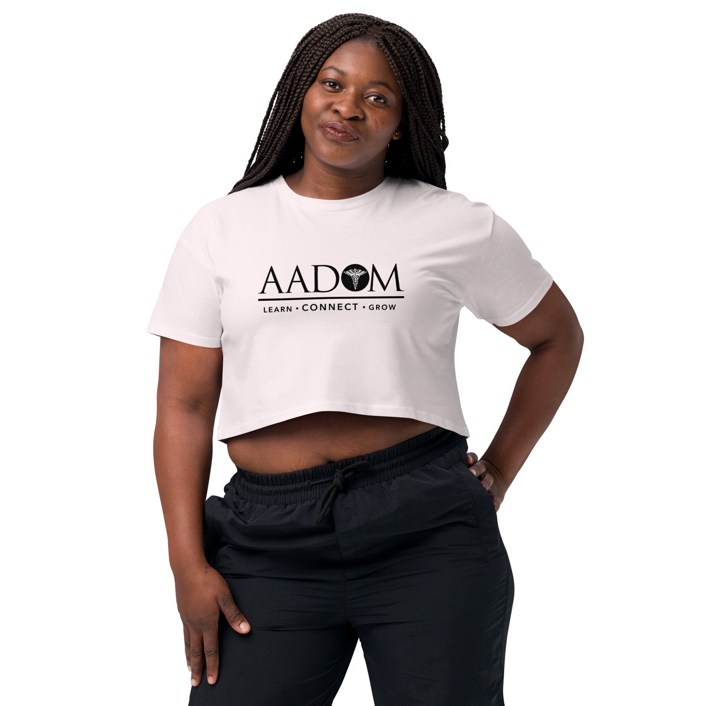 Women’s Crop Top - Black Logo