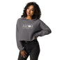 Women's Crop Hoodie - White Logo