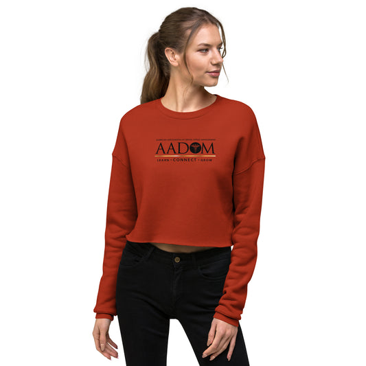 Crop Sweatshirt - Black Logo