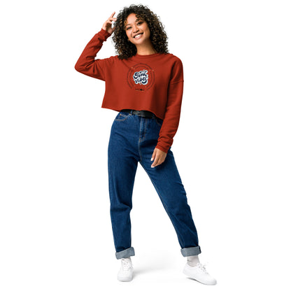 Crop Sweatshirt - Good Vibes