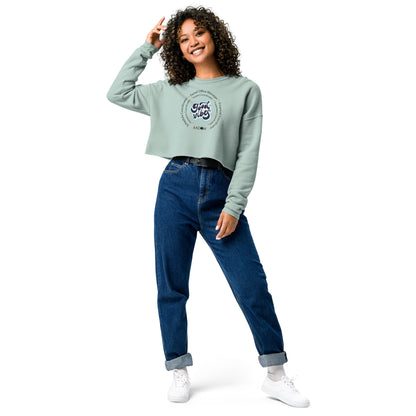 Crop Sweatshirt - Good Vibes