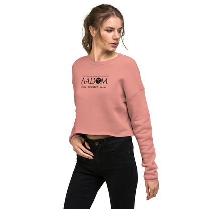 Crop Sweatshirt - Black Logo