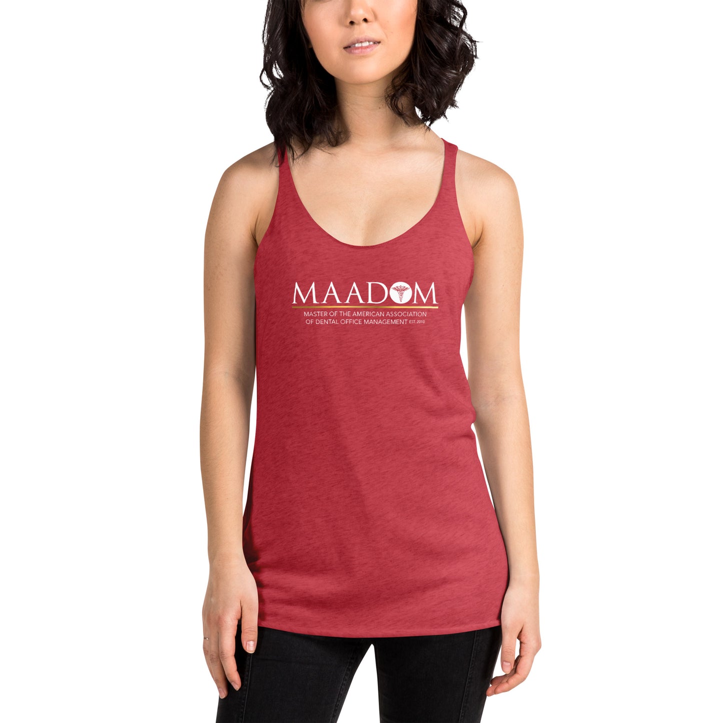 Women's Racerback Tank - MAADOM Logo