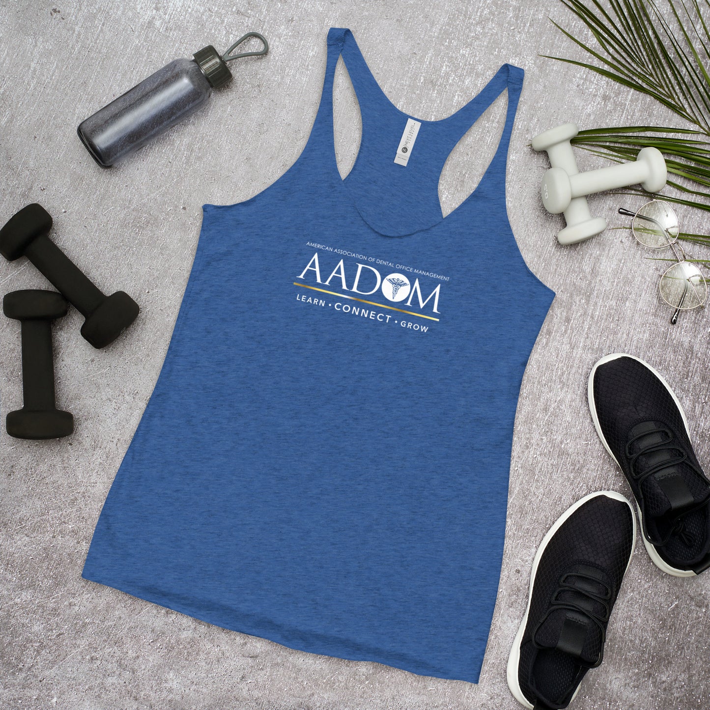 Women's Racerback Tank - White Logo