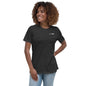 Women's Relaxed T-Shirt - White Logo with Rockstar (Back)