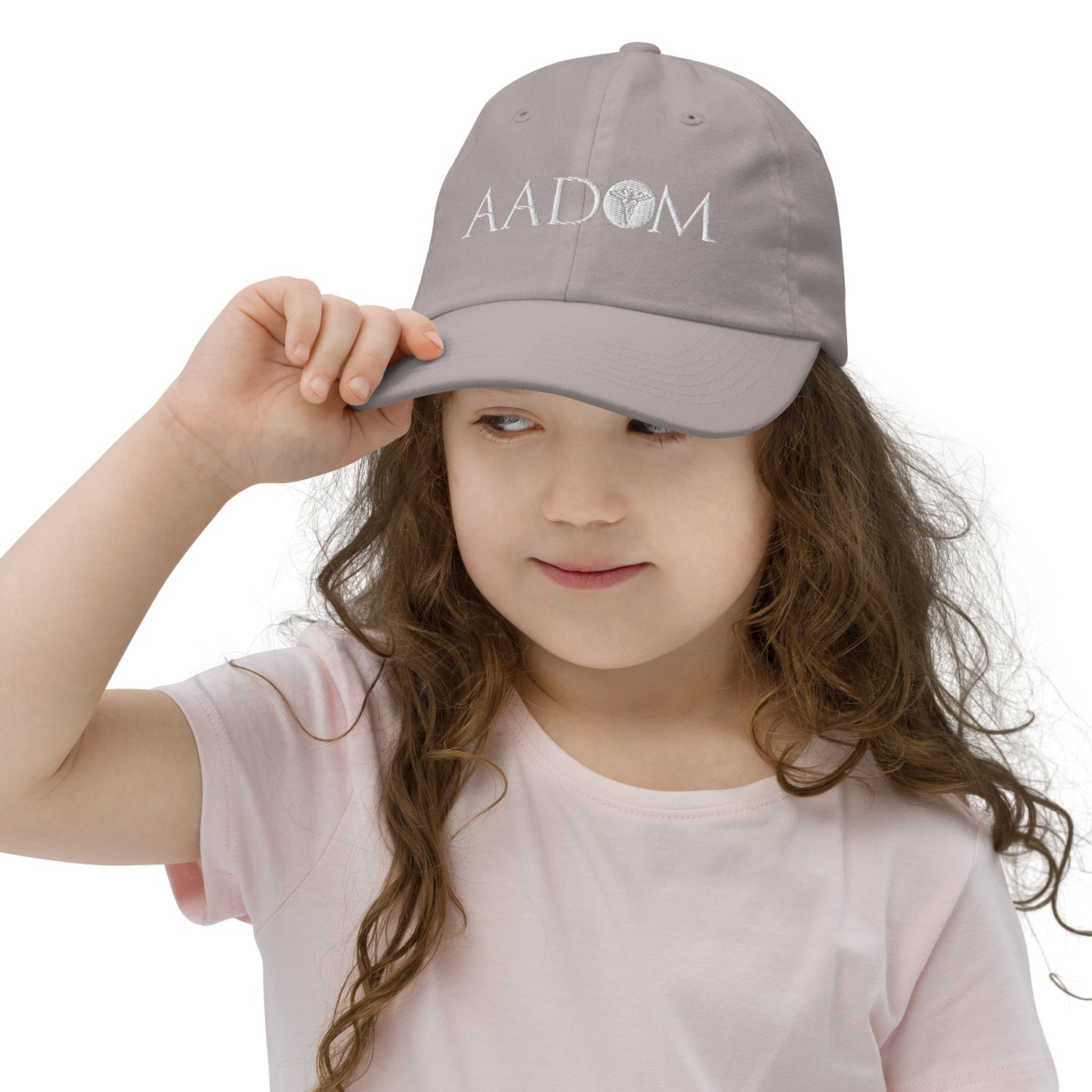 Youth Baseball Cap - White Logo