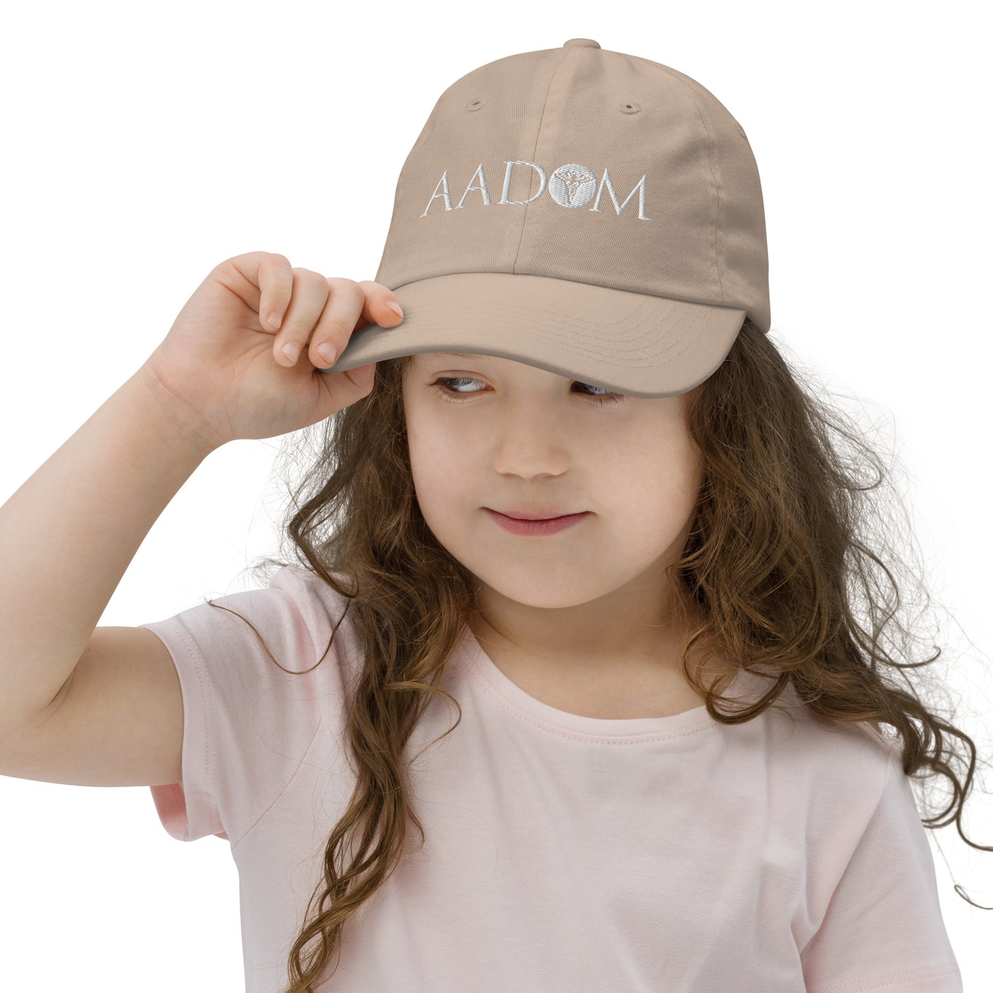 Youth Baseball Cap - White Logo